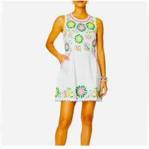 NWOT Roller Rabbit XL Embroidered dress woman’s